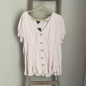 Light pink Torrid blouse! Never worn with tags.